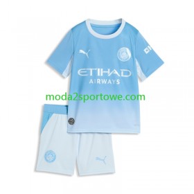 Koszulka Manchester City Dziecięcy Domowe Stroje Piłkarskie 2026/27 Krótki Rękaw